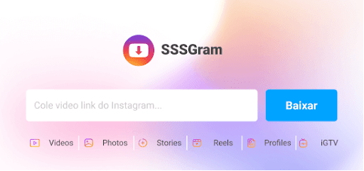 Veja como é fácil baixar vídeos do Instagram pelo SSSGram