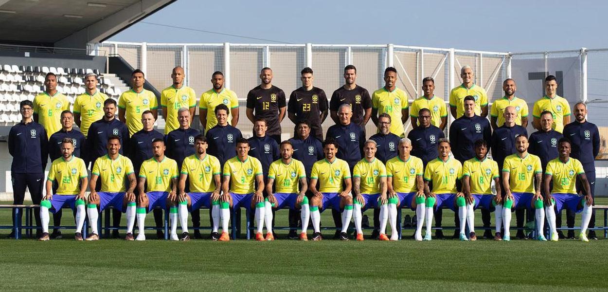 Seleção Brasileira de Futebol que vai disputar a Copa do Mundo do Catar 2022