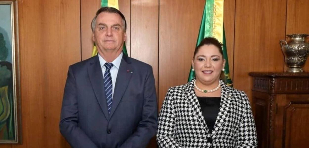 Jair Bolsonaro e Ludimilla Oliveira