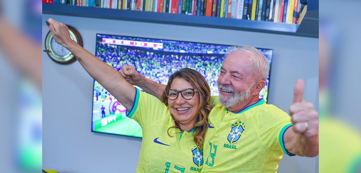 Lula assiste ao 2º jogo do Brasil na Copa em Brasília; veja fotos