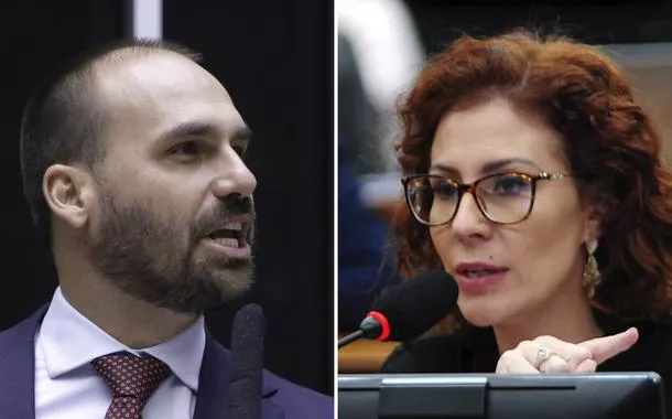 Eduardo Bolsonaro e Carla Zambelli