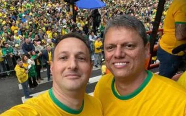 Capitão Derrite e Tarcísio de Freitas