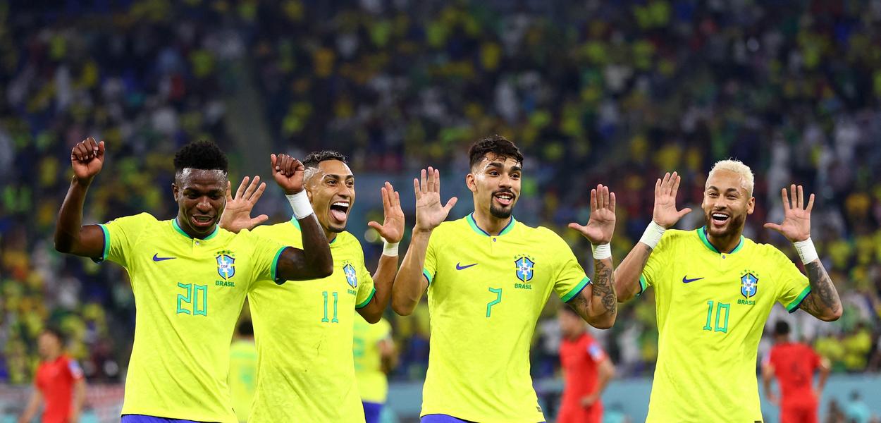 Brasil goleia Coreia do Sul e avança para as quartas de final da