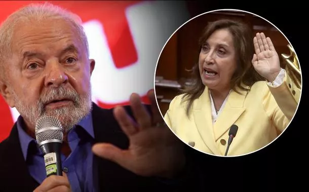 Luiz Inácio Lula da Silva e Dina Boluarte