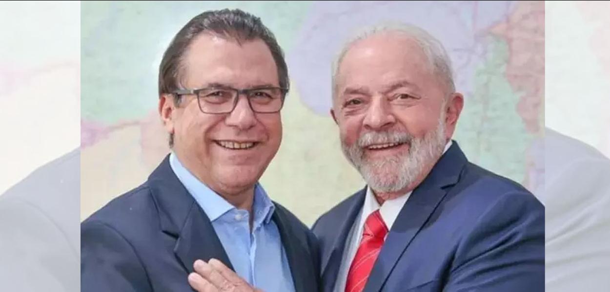 Luiz Marinho (à esq.) e Luiz Inácio Lula da Silva