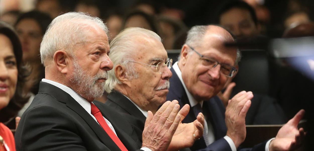 Lula, José Sarney e Geraldo Alckmin