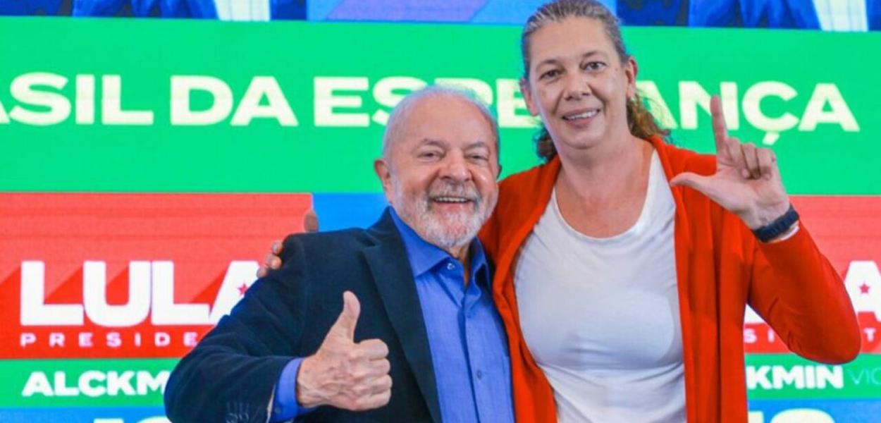 Luiz Inácio Lula da Silva e Ana Moser