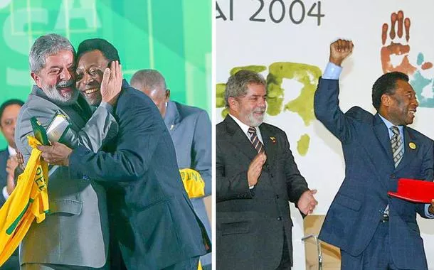 Lula, Pelé e Gilberto Gil
