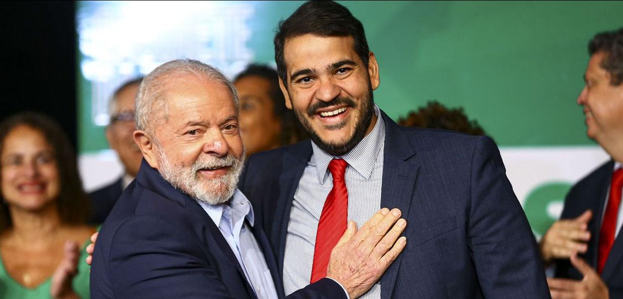 Luiz Inácio Lula da Silva e Jorge Messias