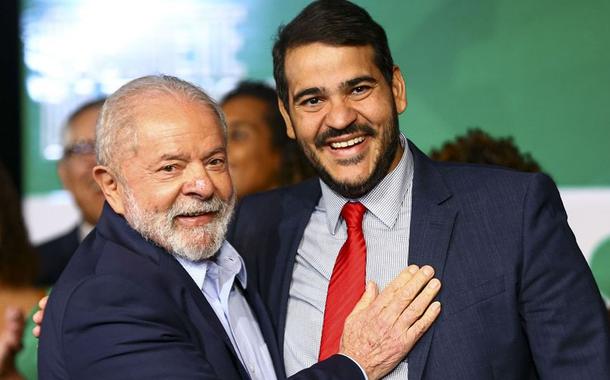 Luiz Inácio Lula da Silva e Jorge Messias