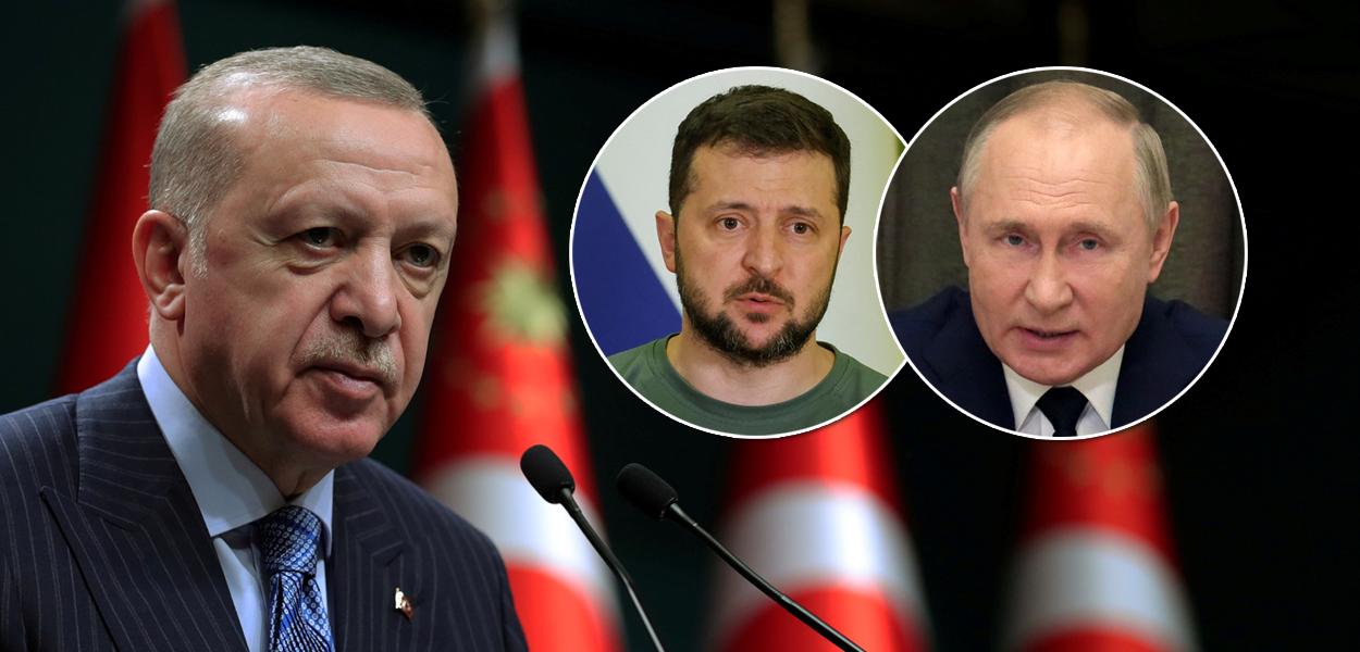 Erdogan, Zelensky, Putin