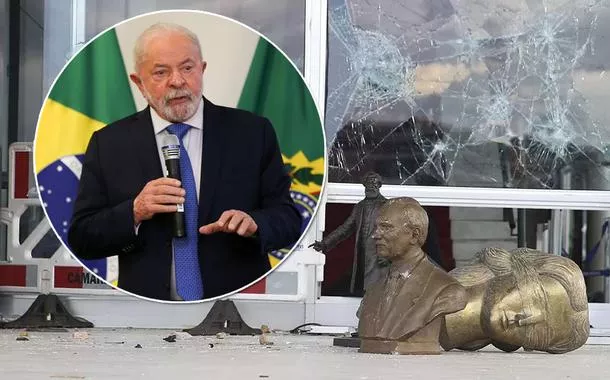 Lula e destruição de terroristas bolsonaristas