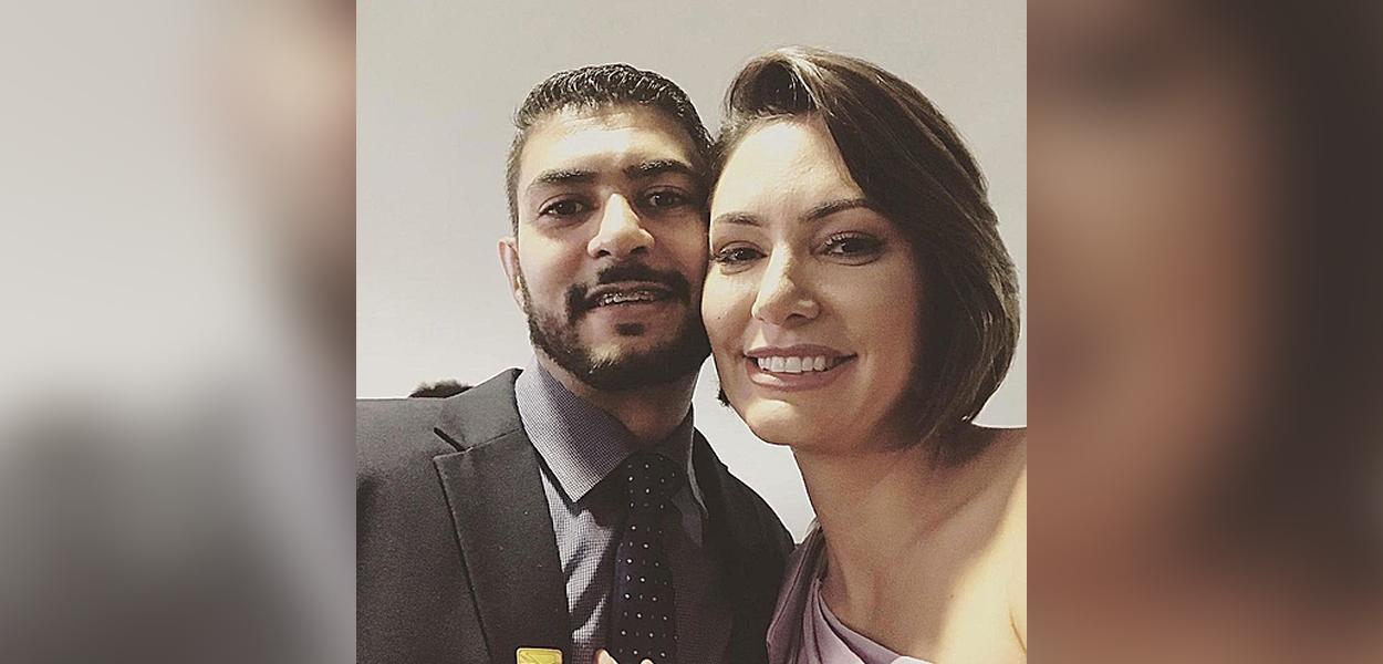 Diego Torres Dourado e Michelle Bolsonaro