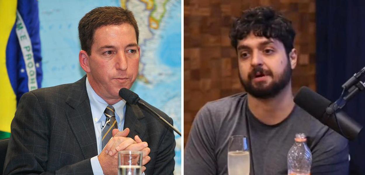 Glenn Greenwald e Bruno Aiub, o Monark