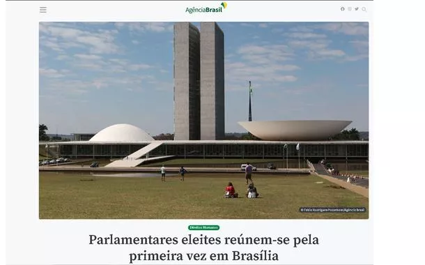 Agência Brasil publica matéria em linguagem neutra: "parlamentares eleites", "candidates"