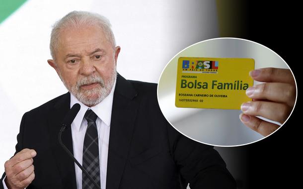 Lula e cartão do Bolsa Família