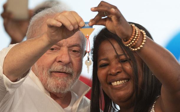 O presidente Luiz Inacio Lula da Silva participa do lançamento do novo programa Minha Casa Minha Vida e entregamega apostas esportivas onlineempreendimentos do programamega apostas esportivas onlineSanto Amaro (BA) - 14/02/2023