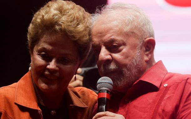 Presidente Lula e ex-presidente Dilma