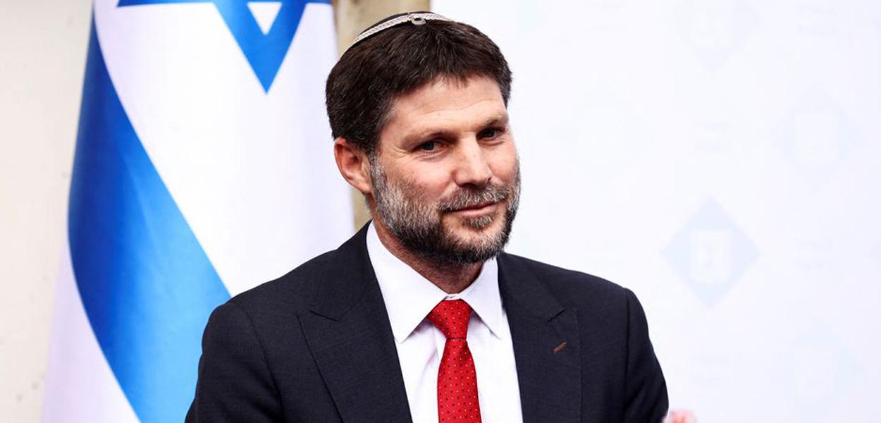 O ministro das Finanças de Israel, Bezalel Smotrich