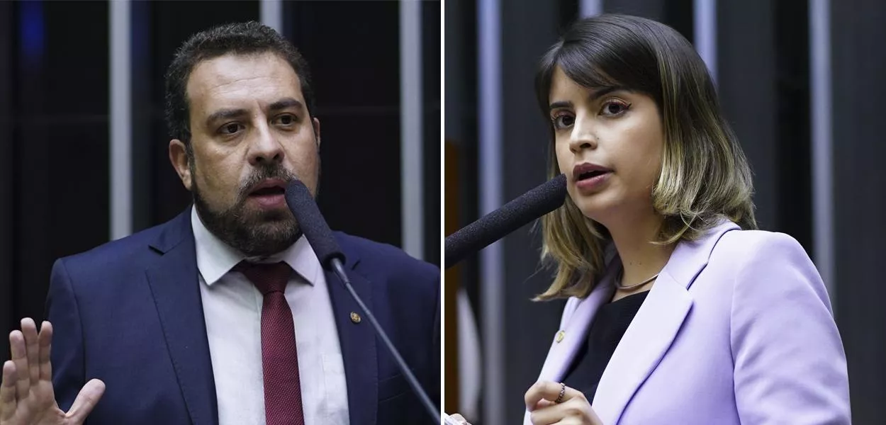 Guilherme Boulos e Tabata Amaral