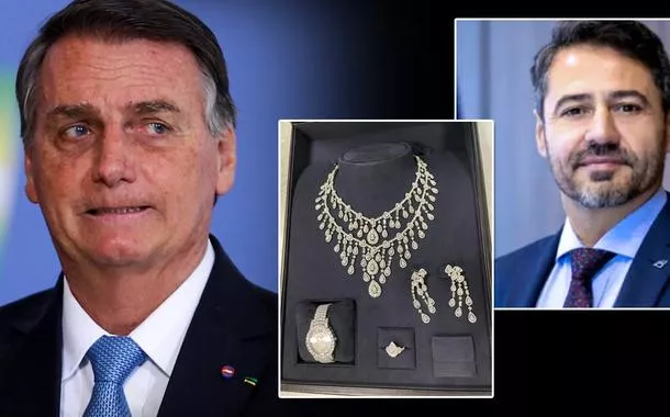 Jair Bolsonaro (à esq.) e Julio Cesar Vieira Gomes