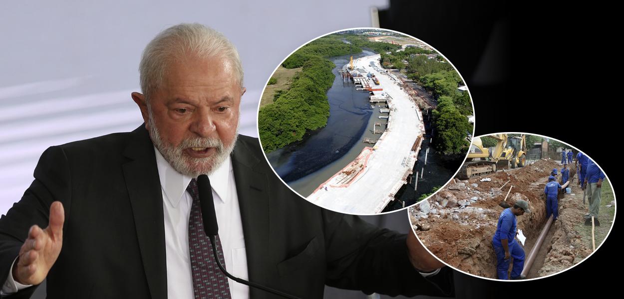 Lula e obras do PAC