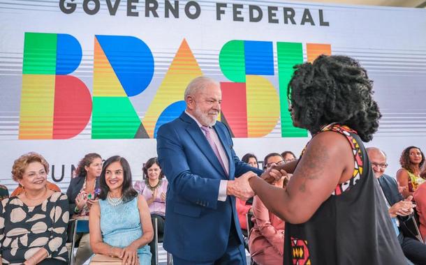 Lula durante evento do Dia Internacional das Mulheres no Palácio do Planalto