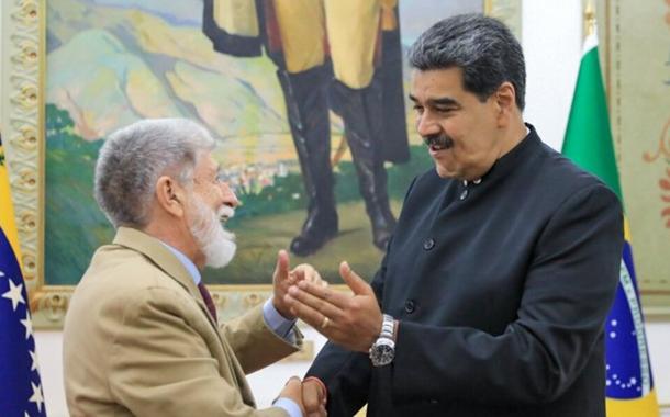 Amorim se reúne com Maduro para tentar evitar conflito entre Venezuela e Guiana