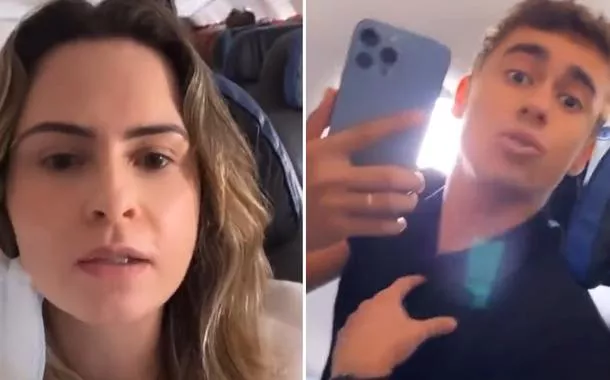 Ana Paula Renault e Nikolas Ferreira batem boca em avião (vídeo)