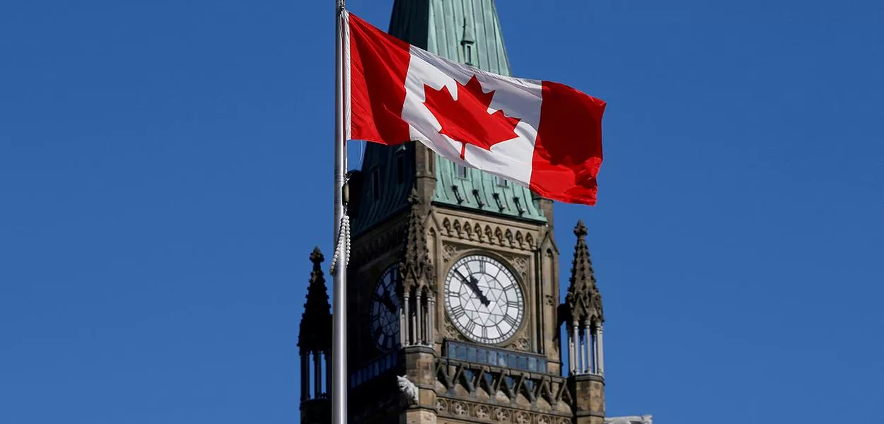 Parliament Hill in Ottawa, Ontario, Canada, March 22, 2017