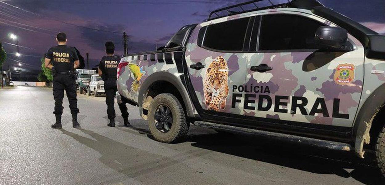 Operação da PF em Roraima (Foto: Divulgação/Polícia Federal) Operação da PF em Roraima