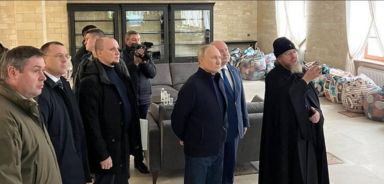Presidente russo, Vladimir Putin, visita a região da Crimeia - 18.03.2023