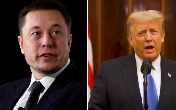 Musk confirma live na rede social X com a participação de Trump