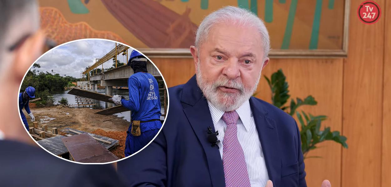 Presidente Lula concede entrevista à TV 247