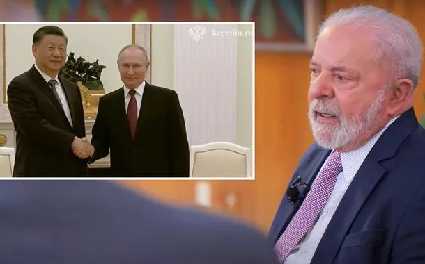 Xi Jinping, Vladimir e Luiz Inácio Lula da Silva