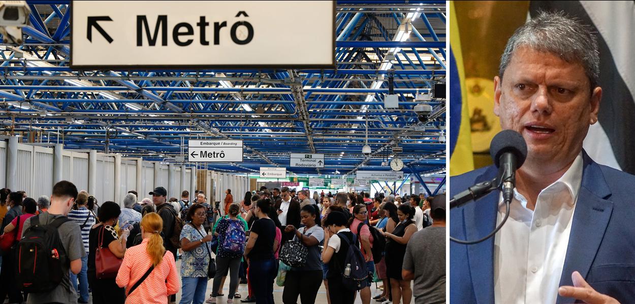 Metrô e Tarcísio de Freitas