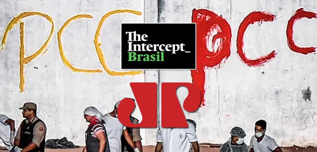 PCC, The Intercept Brasil e Jovem Pan (Foto: Reuters | Reprodução) PCC, The Intercept Brasil e Jovem Pan