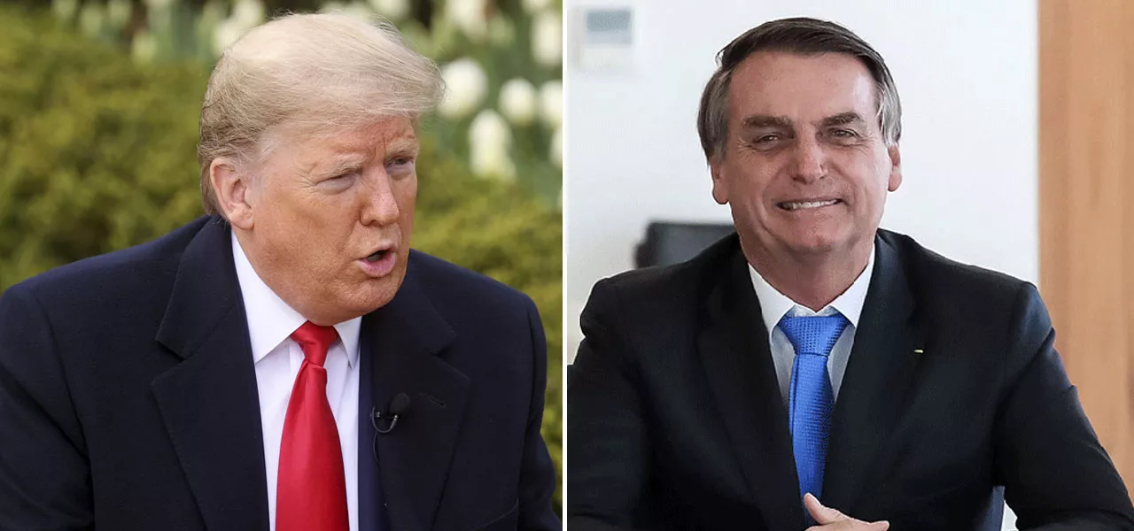 Donald Trump e Jair Bolsonaro