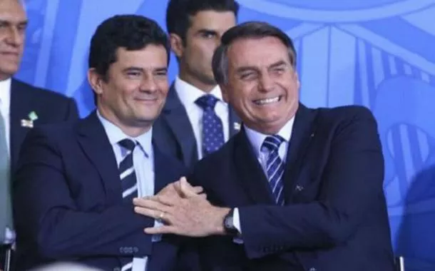 Sergio Moro e Jair Bolsonaro