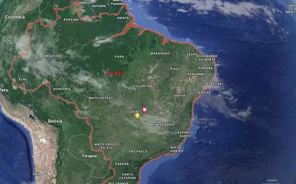 Mapa do Brasil no Google Maps