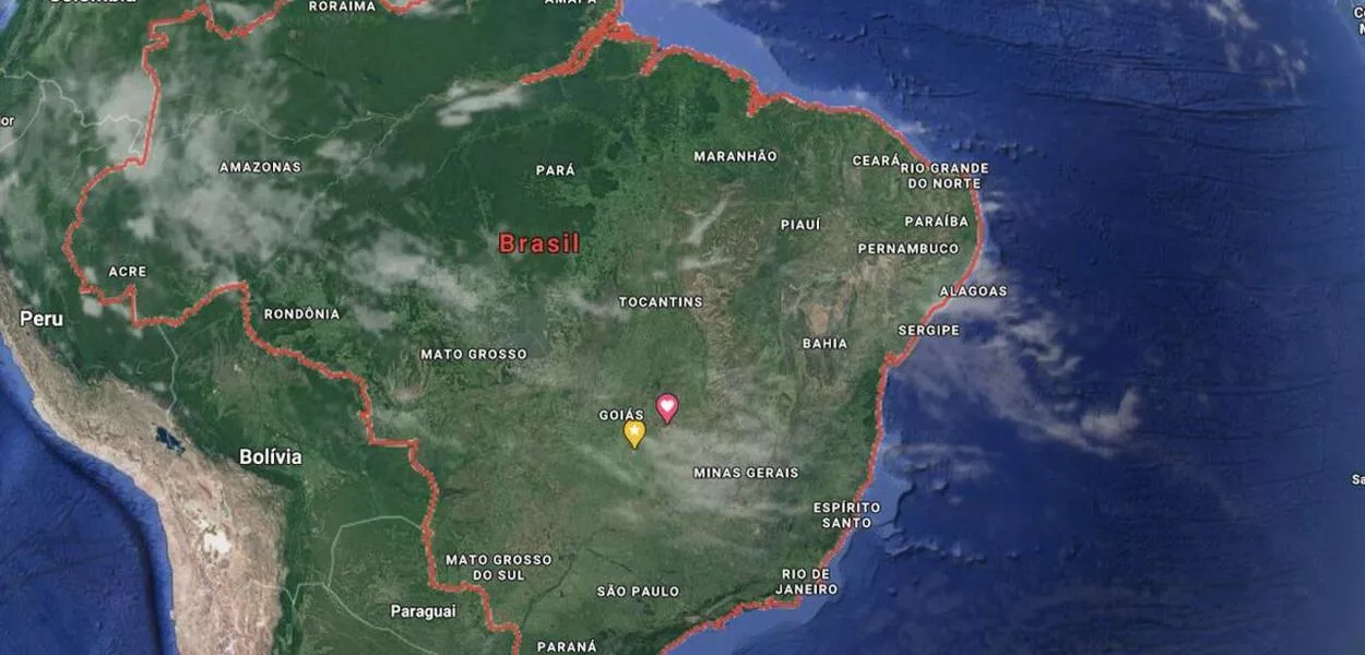 Mapa de Brasil en Google Maps