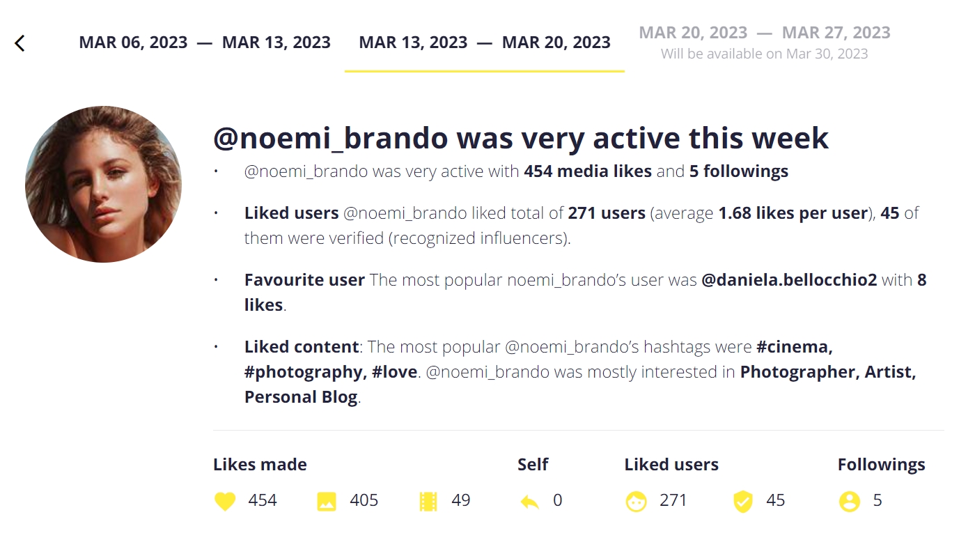 Saiba o que seus amigos e seguidores estão fazendo no Instagram com o Snoopreport
