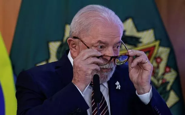 Lula na cerimônia que marca 100 dias de seu governo - 10/04/2023