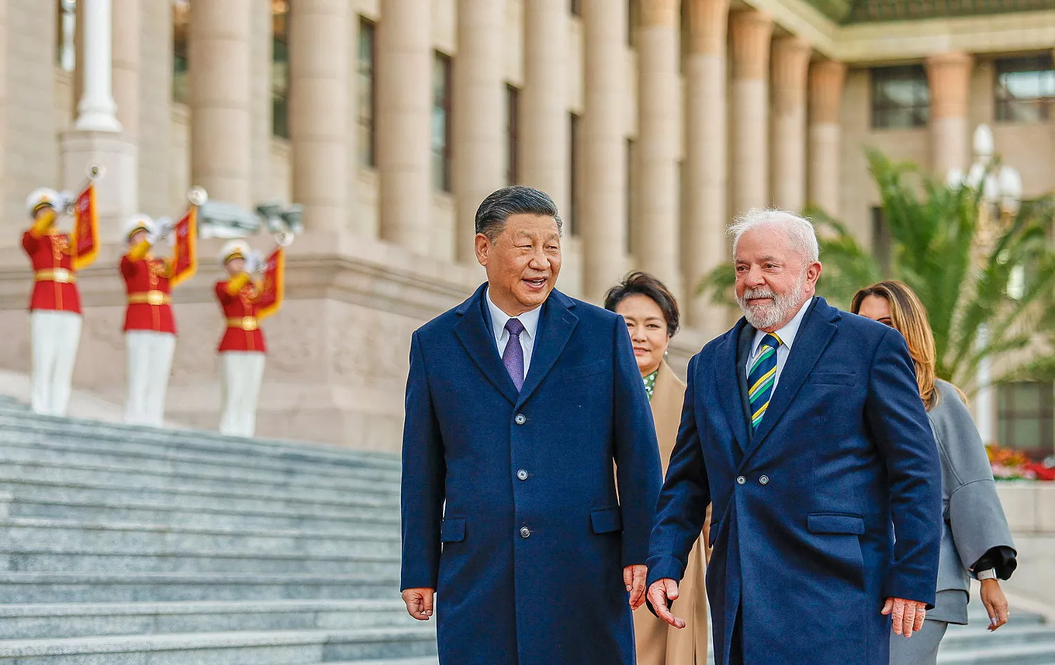 Lula e Xi Jinping em Pequim - 14/04/2023