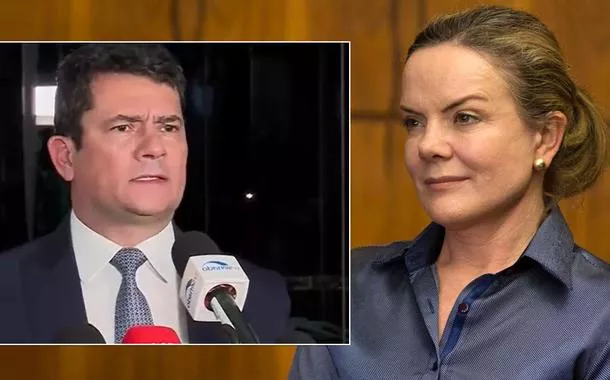 Sérgio Moro e Gleisi Hoffmann