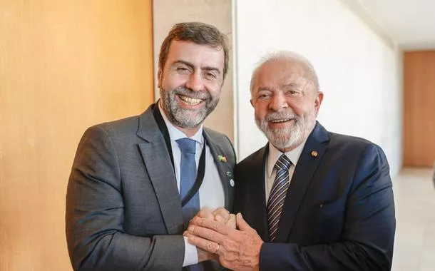 Marcelo Freixo (à esq.) e Luiz Inácio Lula da Silva