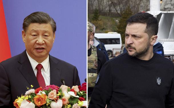 Xi Jinping e Volodymyr Zelensky