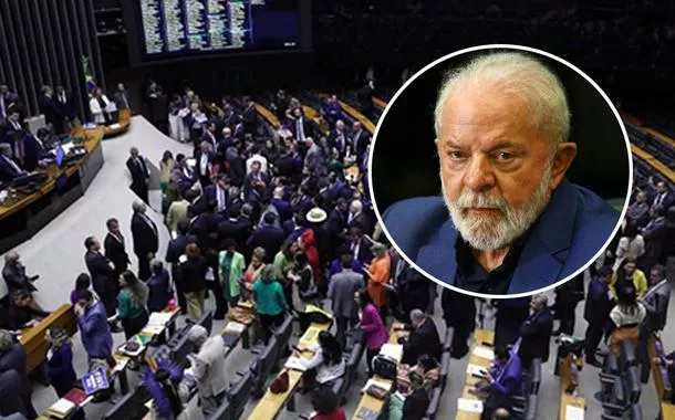 Lula e Plenário da Câmara dos Deputados