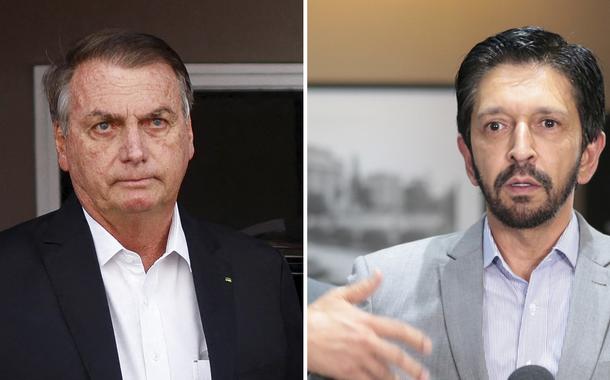 Jair Bolsonaro e Ricardo Nunes