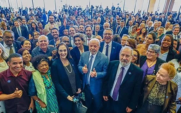 Presidente Lula e integrantes do Conselho de Desenvolvimento Econômico Social Sustentável, o Conselhão